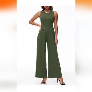 Olive green jumpsuit